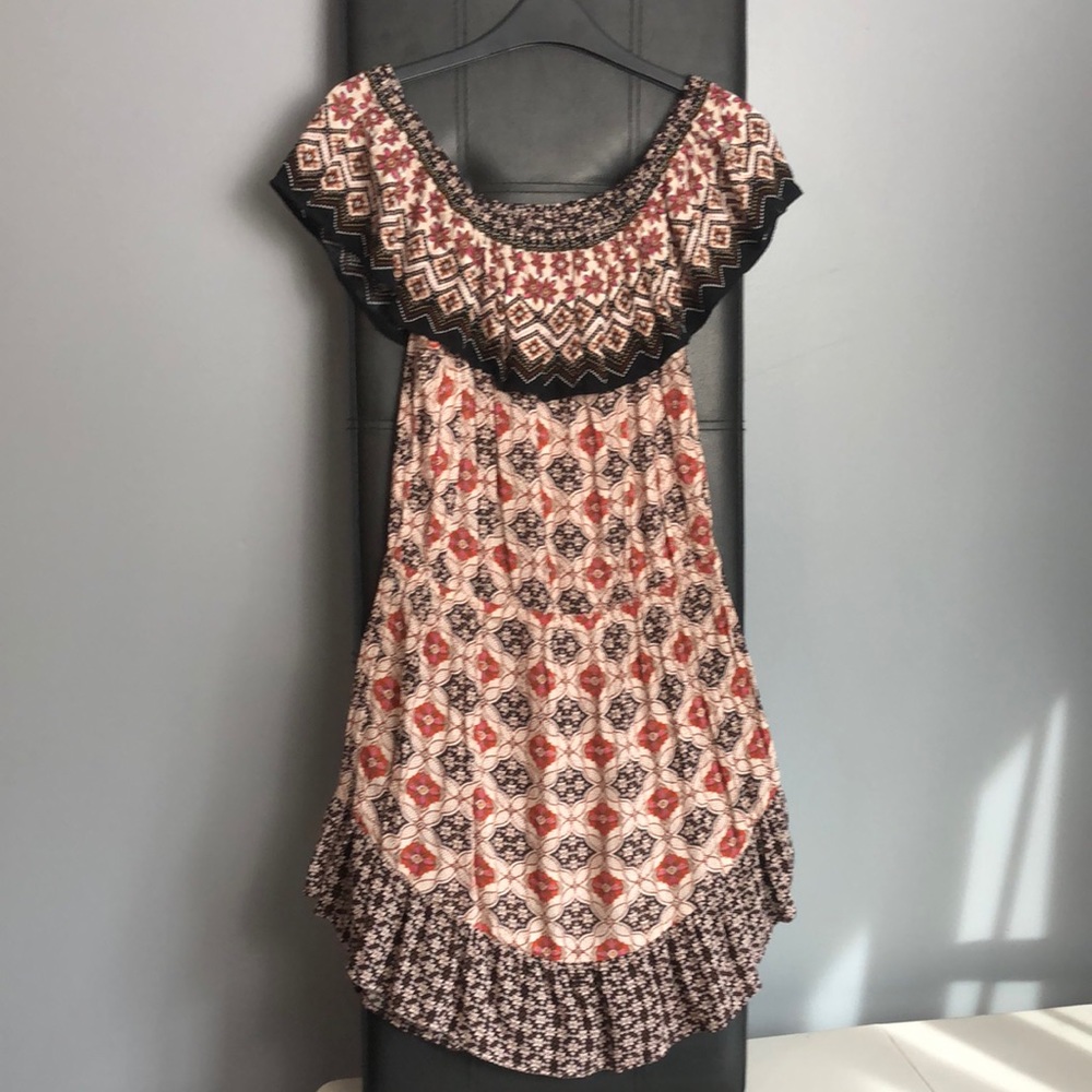 Aeropostale Floral Off Shoulder Dress Size L